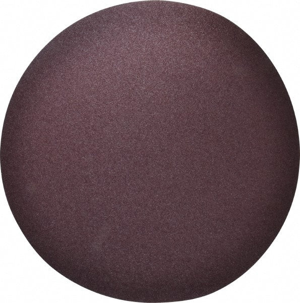 3M - 18" Diam, 36 Grit Aluminum Oxide Adhesive PSA Disc - Very Coarse Grade, X Weighted Cloth Backing, For Bench Top Motors, Random Orbital Sanders - Exact Tooling