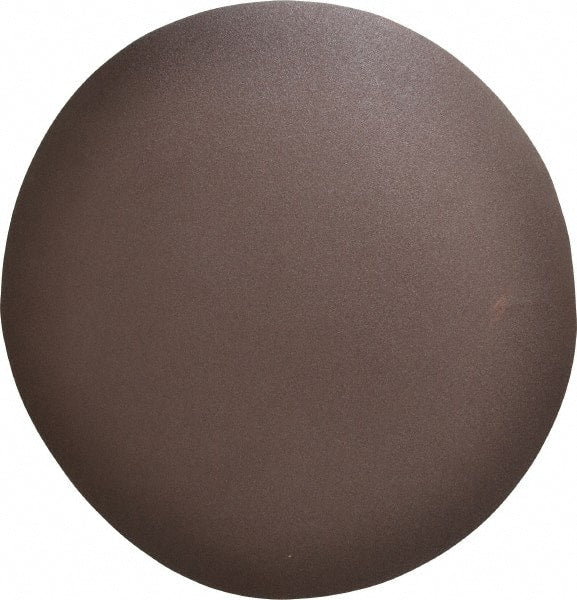 3M - 18" Diam, 80 Grit Aluminum Oxide Adhesive PSA Disc - Medium Grade, X Weighted Cloth Backing, For Bench Top Motors, Random Orbital Sanders - Exact Tooling