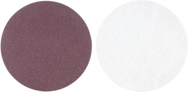 3M - 20" Diam, 36 Grit Aluminum Oxide Adhesive PSA Disc - Very Coarse Grade, Maroon, X Weighted Backing, Flexible, Use with Random Orbital Sanders - Exact Tooling