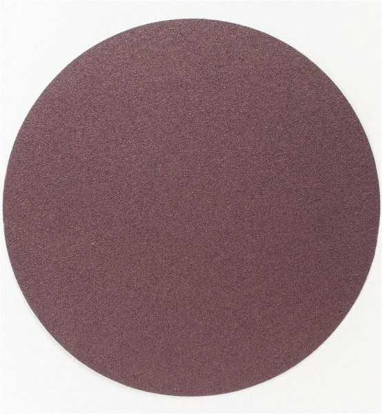 3M - 20" Diam, 40 Grit Aluminum Oxide Adhesive PSA Disc - Coarse Grade, X Weighted Cloth Backing, For Bench Top Motors, Random Orbital Sanders - Exact Tooling
