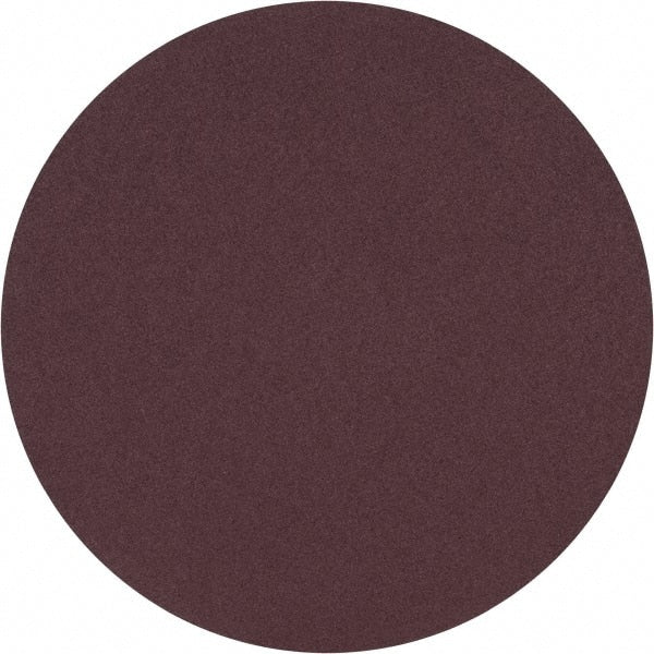 3M - 24" Diam, 40 Grit Aluminum Oxide Adhesive PSA Disc - Coarse Grade, X Weighted Cloth Backing, For Bench Top Motors, Random Orbital Sanders - Exact Tooling