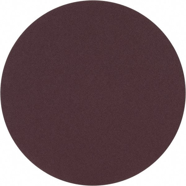 3M - 24" Diam, 60 Grit Aluminum Oxide Adhesive PSA Disc - Medium Grade, X Weighted Cloth Backing, For Bench Top Motors, Random Orbital Sanders - Exact Tooling