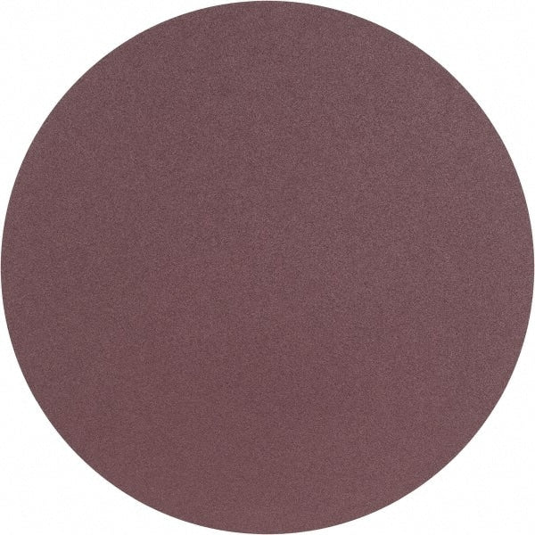 3M - 24" Diam, 80 Grit Aluminum Oxide Adhesive PSA Disc - Medium Grade, X Weighted Cloth Backing, For Bench Top Motors, Random Orbital Sanders - Exact Tooling