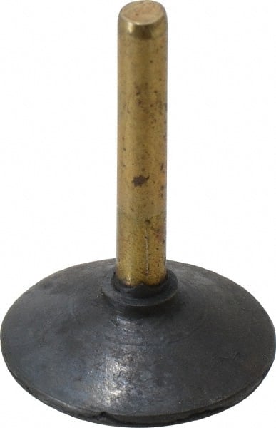 3M - 1-1/2" Diam Adhesive/PSA Disc Backing Pad - 1/4" Shank Diam, Medium Density, 20,000 RPM - Exact Tooling