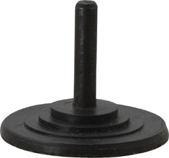 3M - 2" Diam Adhesive/PSA Disc Backing Pad - 1/4" Shank Diam, Medium Density, 15,000 RPM - Exact Tooling
