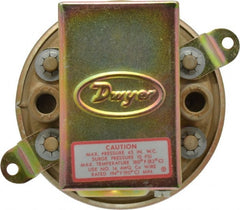 Dwyer - Low Differential Pressure Switch - 1/8 Inch Thread, 10 Maximum PSI, Low Differential Pressure Switches - Exact Tooling