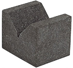 SPI - 90° Angle, Black Granite V-Block - 6" Long x 6" Wide x 6" High, Sold as Matched Pair - Exact Tooling