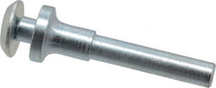 Value Collection - 1/4" Hole, Wheel Mandrel - 2-1/8" OAL, 3/8" Max Wheel Width, 1/4" Shank Diam - Exact Tooling