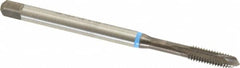 Emuge - #6-32 UNC, 3 Flutes, Plug Chamfer, Nitride Finish, Cobalt Spiral Point STI Tap - 0.194" Shank Diam, 3B Class of Fit, Series Rekord B-VA - Exact Tooling