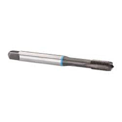 Emuge - 5/16-24 UNF, 4 Flutes, Plug Chamfer, Nitride Finish, Cobalt Spiral Point STI Tap - 0.381" Shank Diam, 3B Class of Fit, Series Rekord B-VA - Exact Tooling