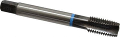 Emuge - 1/2-13 UNC, 3 Flutes, Plug Chamfer, Nitride Finish, Cobalt Spiral Point STI Tap - 0.48" Shank Diam, 3B Class of Fit, Series Rekord B-VA - Exact Tooling