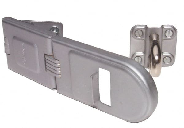Master Lock - 6-1/4" Long, Hasp - Steel - Exact Tooling