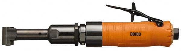 Dotco - 1/4" Keyed Chuck - Right Angle Handle, 2,400 RPM, 0.4 hp, 90 psi - Exact Tooling