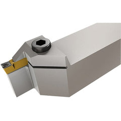 Iscar - HELII, Internal, Left Hand, 5mm Max Depth of Cut, 3 to 3.18mm Groove Width, Indexable Grooving Tool Holder - 20mm Shank Width, 160mm OAL, Through Coolant - Exact Tooling
