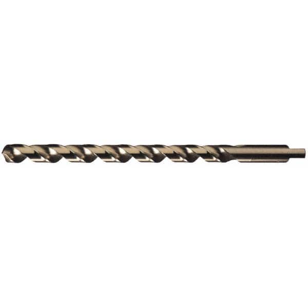 Cleveland - 31/64" 118° Spiral Flute Cobalt Taper Length Drill Bit - Exact Tooling