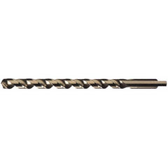 Cleveland - 31/64" 118° Spiral Flute Cobalt Taper Length Drill Bit - Exact Tooling
