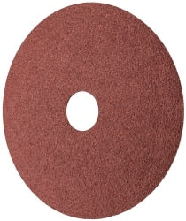 3M - 4-1/2" Diam 5/8-11 Threaded Hole 36 Grit Fiber Disc - Very Coarse Grade, Ceramic, 8,600 Max RPM, Series 988C - Exact Tooling