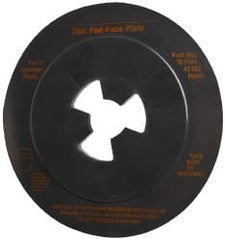3M - 7" Max Diam, Abrasive Disc Face Plate - 5/8-11, 7,000 RPM - Exact Tooling