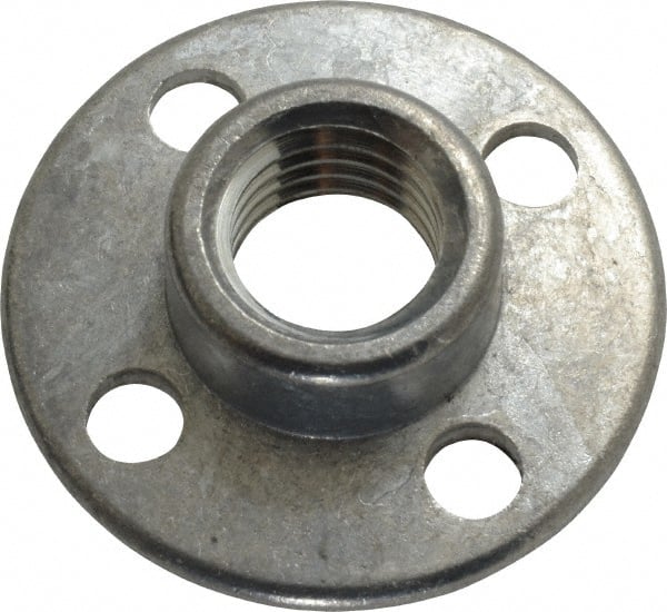 3M - 5/8" Max Diam, Abrasive Disc Retainer Nut - 5/8-11 Female, 5/8" Long - Exact Tooling
