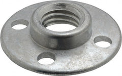 3M - 3/8" Max Diam, Abrasive Disc Retainer Nut - 5/8-11 Female, 3/8" Long - Exact Tooling