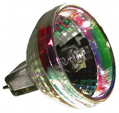 Value Collection - 300 Watt, 82 Volt, Halogen Miniature & Specialty MR13 Lamp - 2 Pin Base, 50 to 749 Equivalent Range, Neutral (3,000 to 3,699), 1-5/8" OAL - Exact Tooling