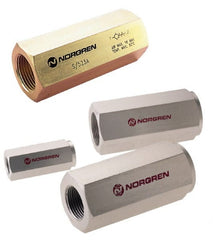 Norgren - 1-1/2" NPT High Flow Air Fuse - 0 to 232 psi, Shutoff Valve & Aluminum Material - Exact Tooling