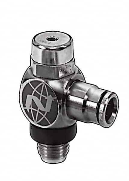 Norgren - 1/8" NPTF x 1/8" NPTF Pilot Operated Check Valve - 15 to 150 psi & Brass Material - Exact Tooling