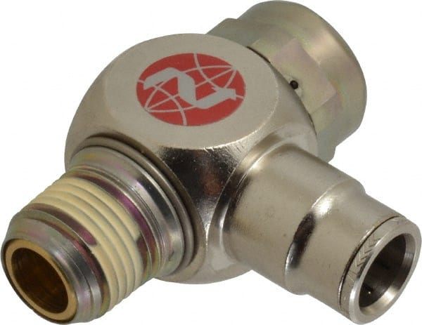 Norgren - 1/2" Tube x 1/2" NPTF Pilot Operated Check Valve - 15 to 150 psi & Brass Material - Exact Tooling