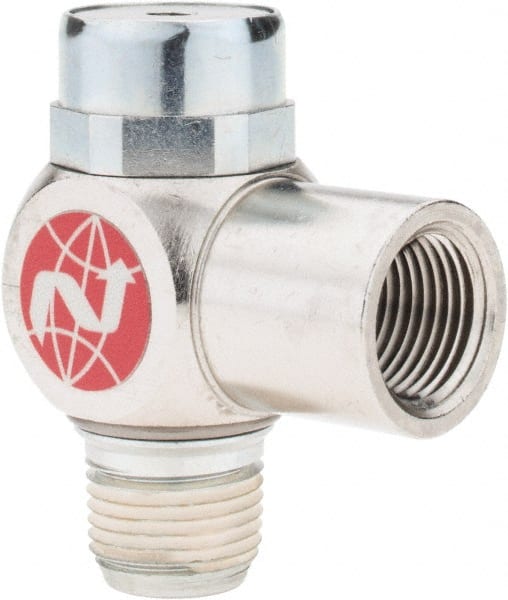 Norgren - 3/8" NPTF x 3/8" NPTF Pilot Operated Check Valve - 15 to 150 psi & Brass Material - Exact Tooling