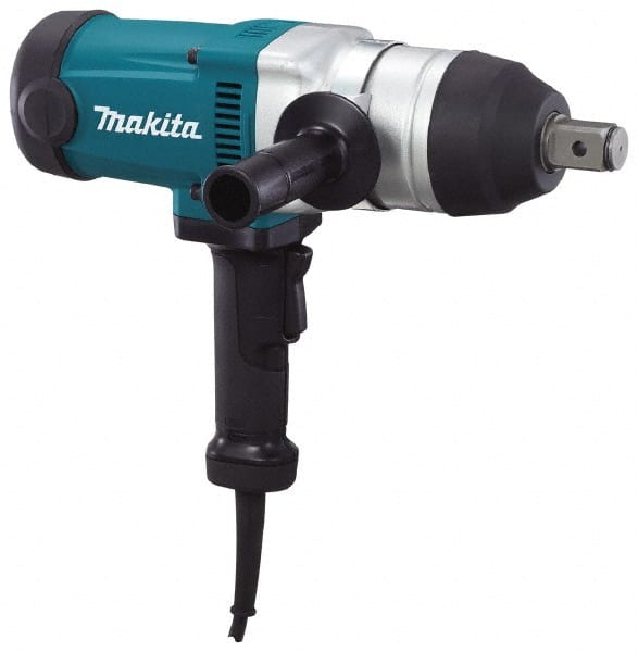 Makita - 1" Drive, 738 Ft/Lb Torque, Pistol Grip Handle, 1,400 RPM, Impact Wrench - 12 Amps, 120 Volts - Exact Tooling