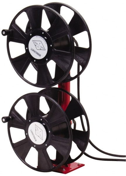 Reelcraft - 250 Amp, 600 VDC Welding Cable Reel - 38" Overall Height x 18" Overall Width x 16-1/4" Overall Depth - Exact Tooling