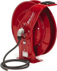 Reelcraft - 400 Amp, 90 VDC Welding Cable Reel - 20-1/4" Overall Height x 14-3/4" Overall Width x 19" Overall Depth - Exact Tooling
