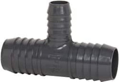Value Collection - 1-1/2 x 1-1/2 x 1" Barb, Multiple Barbed Tube Reducing Tee - PVC, Male - Exact Tooling