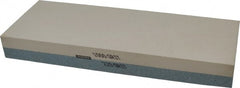 Norton - 8" Long x 3" Wide x 1" Thick, Sharpening Stone - Rectangle, 220/1000 Grit, Very Fine, Ultra Fine Grade - Exact Tooling