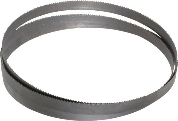 Lenox - 10 to 14 TPI, 5' 4-1/2" Long x 1/2" Wide x 0.02" Thick, Welded Band Saw Blade - Bi-Metal, Toothed Edge, Modified Raker Tooth Set, Flexible Back, Contour Cutting - Exact Tooling