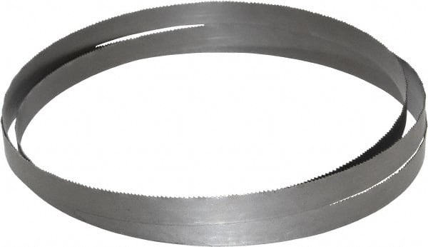 Lenox - 14 to 18 TPI, 5' 4-1/2" Long x 1/2" Wide x 0.02" Thick, Welded Band Saw Blade - Bi-Metal, Toothed Edge, Wavy Tooth Set, Flexible Back, Contour Cutting - Exact Tooling