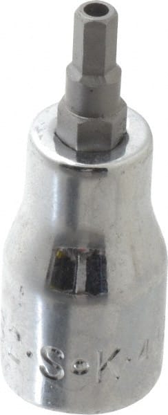 SK - 3/8" Drive, 5/32" Hex Bit Socket - 1-11/16" OAL, Tamper Resistant - Exact Tooling
