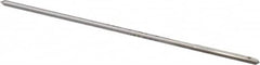 Interstate - 0.079" High Speed Steel 4 Flute Chucking Reamer - Straight Flute, Straight Shank - Exact Tooling
