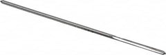 Interstate - 0.0795" High Speed Steel 4 Flute Chucking Reamer - Straight Flute, Straight Shank - Exact Tooling