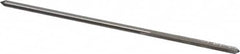 Interstate - 0.106" High Speed Steel Chucking Reamer - Straight Flute, Straight Shank - Exact Tooling
