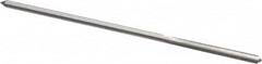 Interstate - 0.114" High Speed Steel Chucking Reamer - Straight Flute, Straight Shank - Exact Tooling