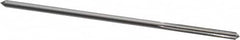 Interstate - 0.121" High Speed Steel Chucking Reamer - Straight Flute, Straight Shank - Exact Tooling