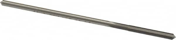Interstate - 1/8" High Speed Steel 6 Flute Chucking Reamer - Straight Flute, 0.119" Straight Shank - Exact Tooling