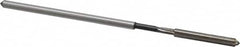 Interstate - 0.1265" High Speed Steel 6 Flute Chucking Reamer - Straight Flute, 0.119" Straight Shank - Exact Tooling