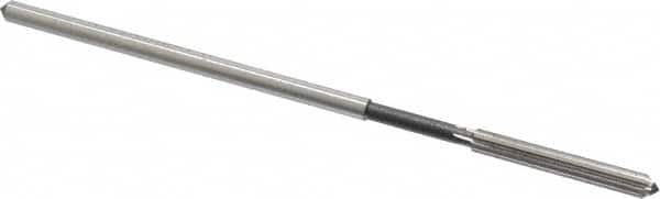 Interstate - 0.128" High Speed Steel 6 Flute Chucking Reamer - Exact Tooling