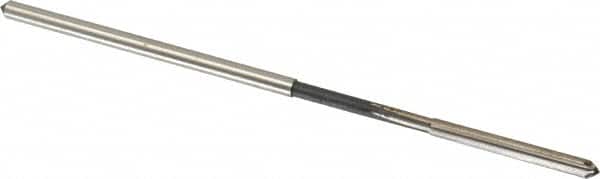 Interstate - 0.1295" High Speed Steel 6 Flute Chucking Reamer - Exact Tooling
