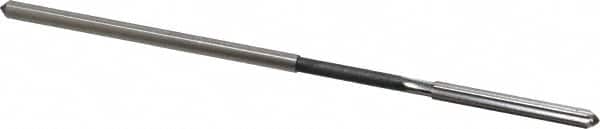 Interstate - 0.13" High Speed Steel 6 Flute Chucking Reamer - Straight Flute, 0.1275" Straight Shank - Exact Tooling