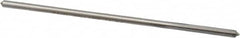 Interstate - 0.131" High Speed Steel 6 Flute Chucking Reamer - Straight Flute, 0.1275" Straight Shank - Exact Tooling