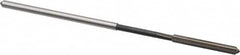 Interstate - 0.1325" High Speed Steel 6 Flute Chucking Reamer - Straight Flute, 0.1275" Straight Shank - Exact Tooling