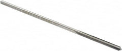 Interstate - 0.133" High Speed Steel 6 Flute Chucking Reamer - Straight Flute, 0.1275" Straight Shank - Exact Tooling